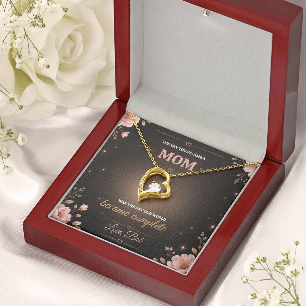 Forever Love Necklace with On Demand Message Card