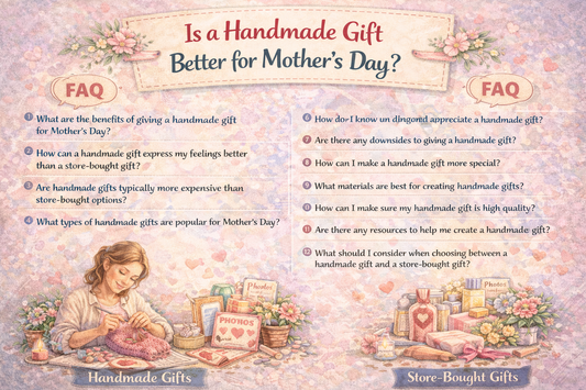 Handmade vs store-bought gifts for Mother's Day