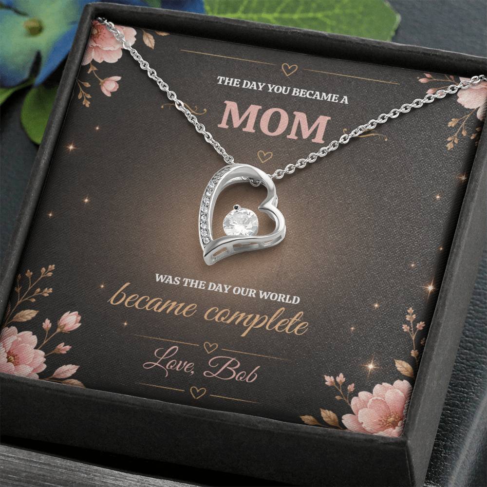 Forever Love Necklace with On Demand Message Card