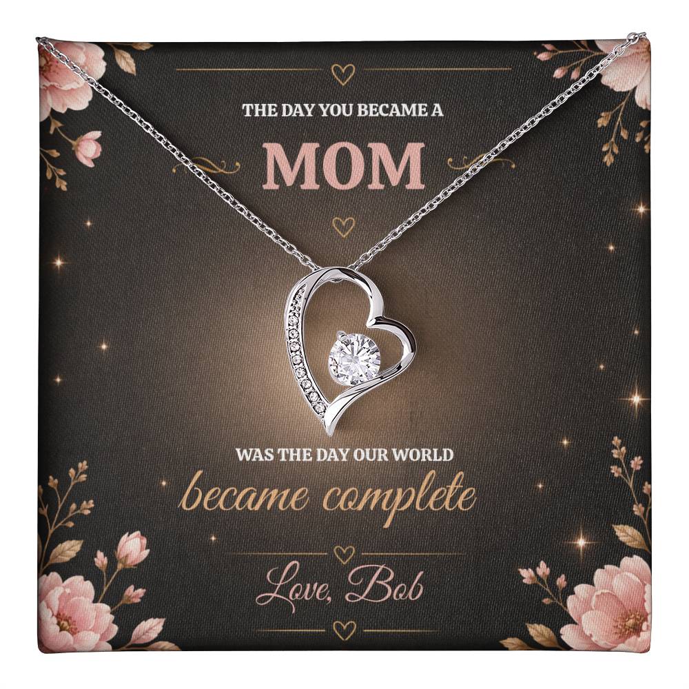 Forever Love Necklace with On Demand Message Card