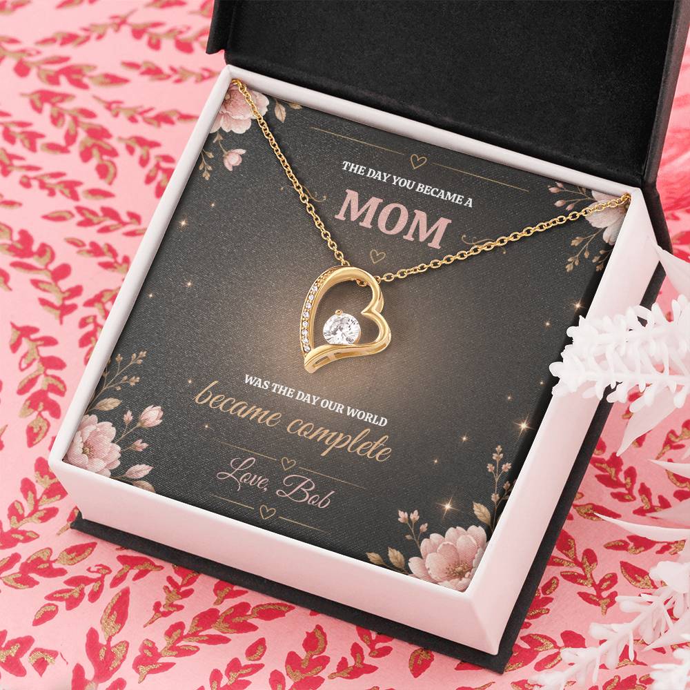 Forever Love Necklace with On Demand Message Card