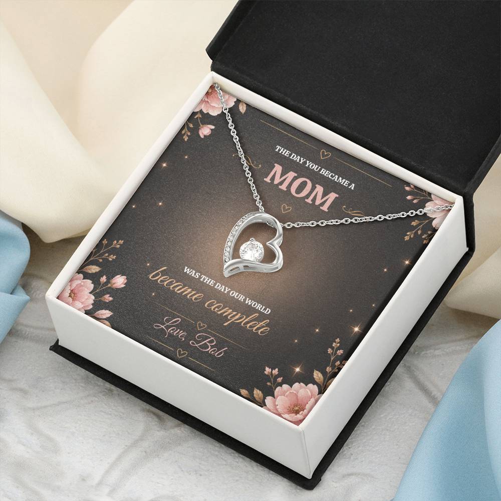 Forever Love Necklace with On Demand Message Card