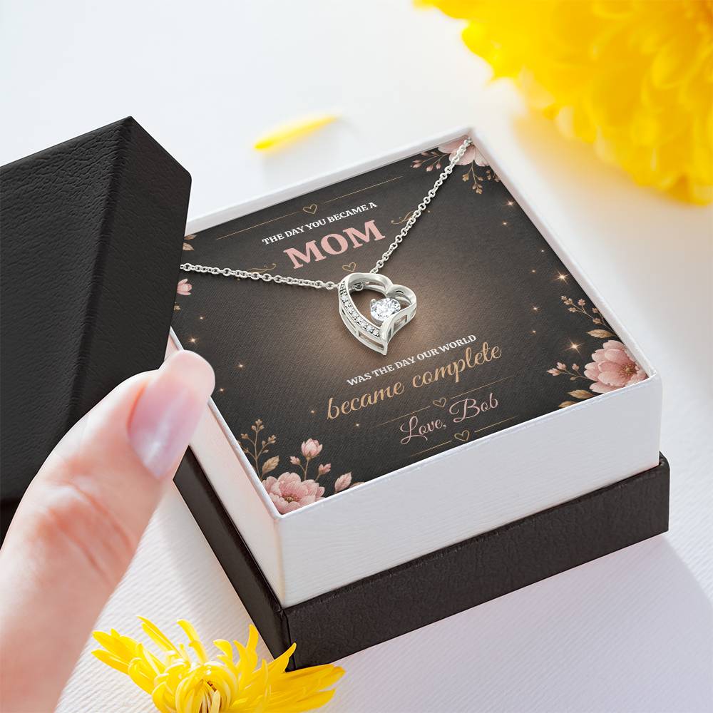 Forever Love Necklace with On Demand Message Card