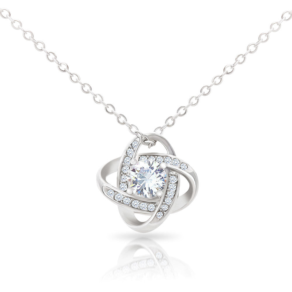 First Mother’s Day Gift – Love Knot Necklace for New Mom