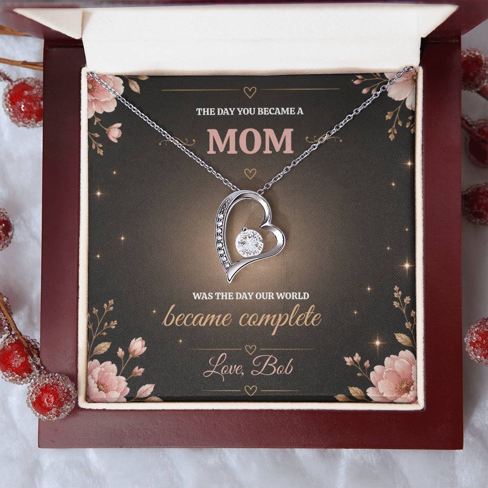 Forever Love Necklace with On Demand Message Card