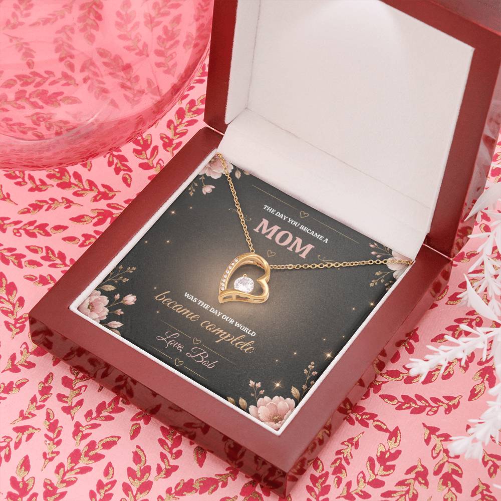 Forever Love Necklace with On Demand Message Card
