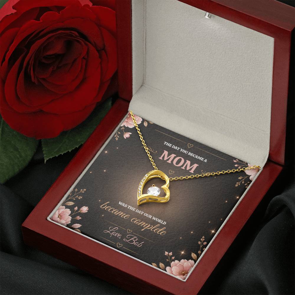Forever Love Necklace with On Demand Message Card